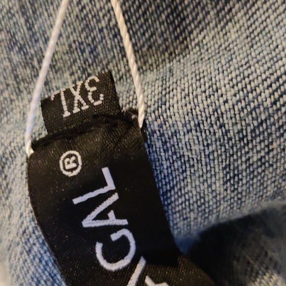 Loragal Women's Mixed Patchwork and Denim Aztec Print Coat NWT Size 3XL - Picture 7 of 12